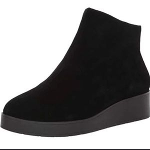 Lucky Brand Karmeya suede wedge bootie 8M